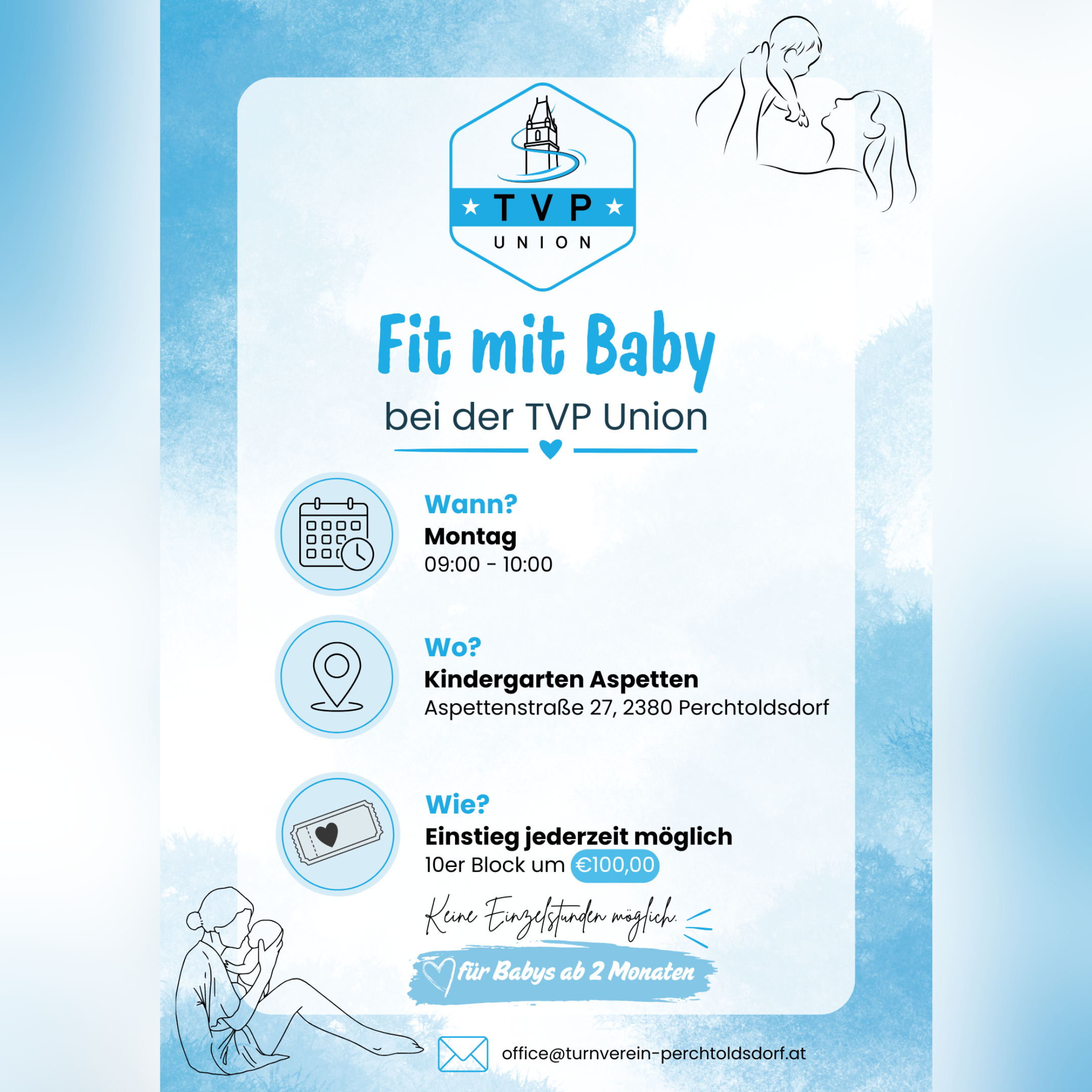 NEU BEI DER TVP UNION: FIT MIT BABY 👶🏼